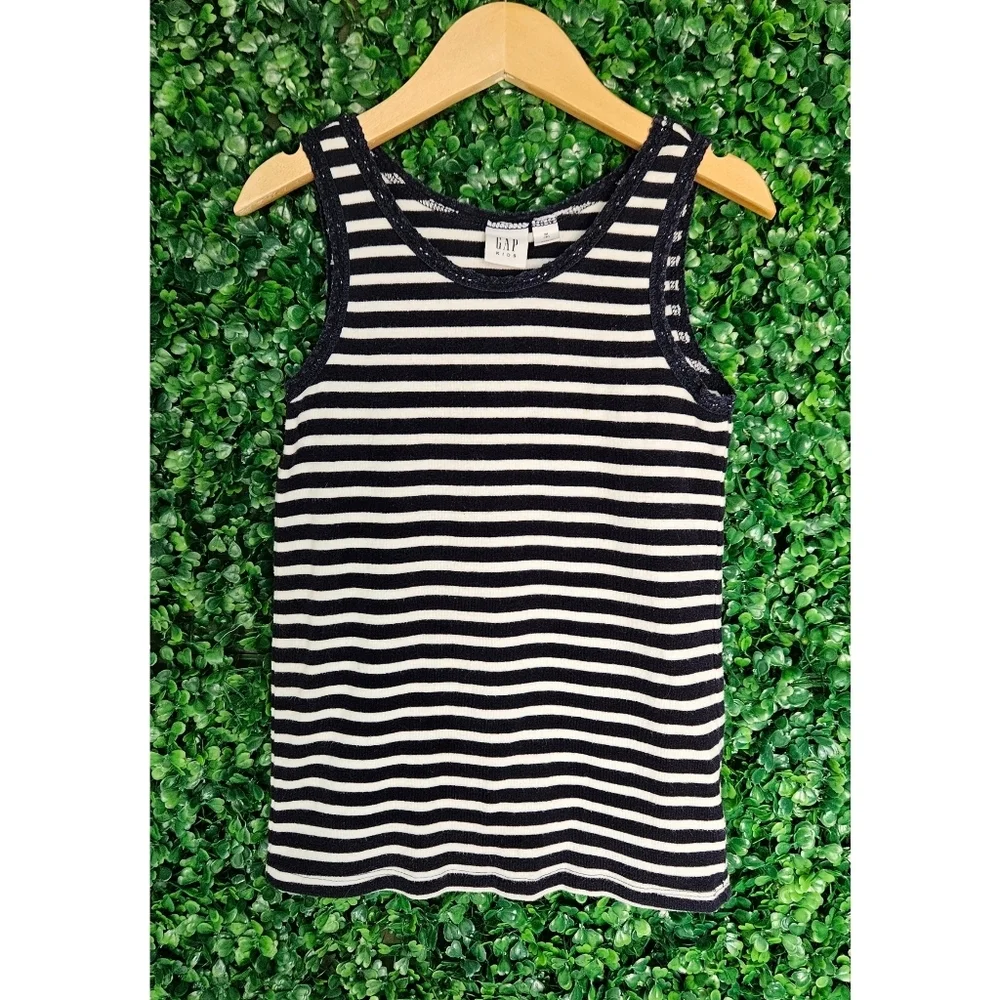 FREE WHEN ADDED TO BUNDLE Gap Girls Lace-Trim Tank